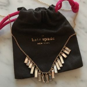 Kate Spade Gold and Crystal Necklace